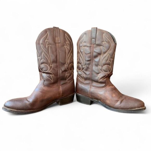 Masterson RB876 Men’s Size 13D Brown Leather Western Boots Oil Resistant main image 8